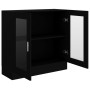 Vitrina de madera contrachapada negro 82,5x30,5x80 cm de vidaXL, Librerías y estanterías - Ref: Foro24-802742, Precio: 68,29 ...