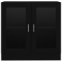 Vitrina de madera contrachapada negro 82,5x30,5x80 cm de vidaXL, Librerías y estanterías - Ref: Foro24-802742, Precio: 68,29 ...