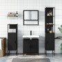 Juego de muebles de baño 4 pzas madera contrachapada negro de , Muebles de baño - Ref: Foro24-3214710, Precio: 237,74 €, Desc...