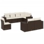 Set sofás de jardín 8 piezas y cojines ratán sintético marrón de , Conjuntos de jardín - Ref: Foro24-3222842, Precio: 613,81 ...