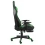 Swivel gaming chair with green PVC footrest by vidaXL, Gaming chairs - Ref: Foro24-20486, Price: 175,92 €, Discount: %