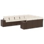Set de sofás de jardín 10 pzas y cojines ratán sintético marrón de , Conjuntos de jardín - Ref: Foro24-3223092, Precio: 688,2...