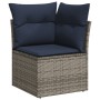 Set sofás de jardín con cojines 12 piezas ratán sintético gris de , Conjuntos de jardín - Ref: Foro24-3256278, Precio: 977,32...