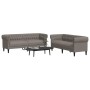 Juego de sofás 2 piezas tela gris taupe de , Sofás - Ref: Foro24-3209205, Precio: 582,12 €, Descuento: %