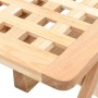 Mesa auxiliar plegable de madera maciza de nogal 50x50x49 cm en Mesas auxiliares | Comprar online en Foru.es