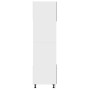 Armario de microondas contrachapada gris hormigón 60x57x207 cm de vidaXL, Armarios de cocina - Ref: Foro24-802550, Precio: 22...
