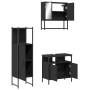 Juego de muebles de baño 3 pzas madera contrachapada negro de , Muebles de baño - Ref: Foro24-3214695, Precio: 155,10 €, Desc...