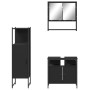 Juego de muebles de baño 3 pzas madera contrachapada negro de , Muebles de baño - Ref: Foro24-3214695, Precio: 155,10 €, Desc...