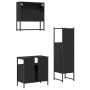 Juego de muebles de baño 3 pzas madera contrachapada negro de , Muebles de baño - Ref: Foro24-3214695, Precio: 155,10 €, Desc...