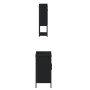 Juego de muebles de baño 2 pzas madera contrachapada negro de , Muebles de baño - Ref: Foro24-3214660, Precio: 105,29 €, Desc...