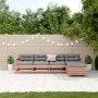Juego de muebles jardín 5 pzas y cojines madera abeto Douglas de , Conjuntos de jardín - Ref: Foro24-3250858, Precio: 507,79 ...