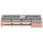 Juego de muebles jardín 5 pzas y cojines madera abeto Douglas de , Conjuntos de jardín - Ref: Foro24-3250858, Precio: 507,79 ...