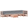 Juego de muebles jardín 7 pzas y cojines madera abeto Douglas de , Conjuntos de jardín - Ref: Foro24-3250870, Precio: 864,93 ...