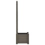 Jardinera con enrejado PP gris antracita 43x43x142 cm de vidaXL, Maceteros y jardineras - Ref: Foro24-313981, Precio: 88,32 €...