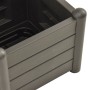 Jardinera con enrejado PP gris antracita 43x43x142 cm de vidaXL, Maceteros y jardineras - Ref: Foro24-313981, Precio: 88,32 €...