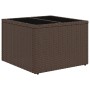 Set de sofás de jardín 9 pzas y cojines ratán sintético marrón de , Sofás modulares de exterior - Ref: Foro24-3221772, Precio...