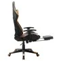 Gaming chair with footrest black and orange synthetic leather by vidaXL, Gaming chairs - Ref: Foro24-20516, Price: 175,68 €, ...