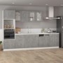 Armario debajo fregadero madera contrachapada gris 60x46x81,5cm de vidaXL, Armarios de cocina - Ref: Foro24-801192, Precio: 8...