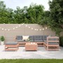 Juego de muebles jardín 8 pzas y cojines madera abeto Douglas de , Conjuntos de jardín - Ref: Foro24-3250610, Precio: 774,55 ...