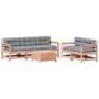 Juego de muebles jardín 6 pzas y cojines madera abeto Douglas de , Conjuntos de jardín - Ref: Foro24-3250826, Precio: 587,65 ...