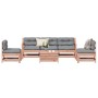 Juego de muebles jardín 6 pzas y cojines madera abeto Douglas de , Conjuntos de jardín - Ref: Foro24-3250734, Precio: 625,21 ...
