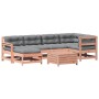 Juego de muebles jardín 7 pzas y cojines madera abeto Douglas de , Conjuntos de jardín - Ref: Foro24-3250954, Precio: 681,53 ...