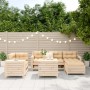 Juego de sofás de jardín 7 piezas madera maciza de pino de , Conjuntos de jardín - Ref: Foro24-3250516, Precio: 476,21 €, Des...