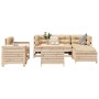 Juego de sofás de jardín 7 piezas madera maciza de pino de , Conjuntos de jardín - Ref: Foro24-3250528, Precio: 451,61 €, Des...