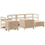 Juego de sofás de jardín 7 piezas madera maciza de pino de , Conjuntos de jardín - Ref: Foro24-3250528, Precio: 451,61 €, Des...