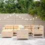 Juego de sofás de jardín 7 piezas madera maciza de pino de , Conjuntos de jardín - Ref: Foro24-3250968, Precio: 461,35 €, Des...