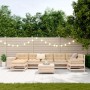 Juego de sofás de jardín 9 pzas madera maciza de pino de , Conjuntos de jardín - Ref: Foro24-3250692, Precio: 495,46 €, Descu...