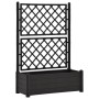 Jardinera con enrejado PP gris antracita 100x43x142 cm de vidaXL, Maceteros y jardineras - Ref: Foro24-313985, Precio: 112,35...