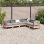 Set de sofás jardín 6 pzas con cojines madera abeto Douglas de , Conjuntos de jardín - Ref: Foro24-3299461, Precio: 557,52 €,...