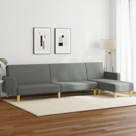 Juego de sofás 2 piezas tela gris oscuro de , Sofás - Ref: Foro24-3216301, Precio: 410,99 €, Descuento: %