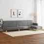 Juego de sofás 2 piezas tela gris oscuro de , Sofás - Ref: Foro24-3216301, Precio: 410,99 €, Descuento: %