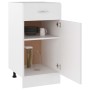 Armario bajo cajón cocina madera ingeniería blanca 40x46x81,5cm de vidaXL, Armarios de cocina - Ref: Foro24-801212, Precio: 7...