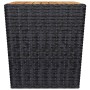 Set de bistró jardín 3 pzas ratán sintético madera maciza negro de , Conjuntos de jardín - Ref: Foro24-3095935, Precio: 197,2...