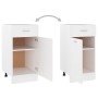 Armario bajo cajón cocina madera ingeniería blanca 40x46x81,5cm de vidaXL, Armarios de cocina - Ref: Foro24-801212, Precio: 7...