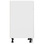 Armario bajo cajón cocina madera ingeniería blanca 40x46x81,5cm de vidaXL, Armarios de cocina - Ref: Foro24-801212, Precio: 7...