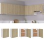Armarios colgantes 2 uds contrachapada roble Sonoma 50x31x60 cm de vidaXL, Armarios de cocina - Ref: Foro24-805081, Precio: 7...