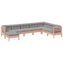 Set de sofás jardín 8 pzas con cojines madera de abeto Douglas de , Conjuntos de jardín - Ref: Foro24-3299579, Precio: 848,21...