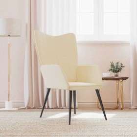 Sillón de relax de tela crema de , Sillones - Ref: Foro24-327943, Precio: 101,57 €, Descuento: %