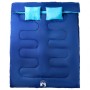 Saco de dormir doble y almohadas camping adultos 3-4 estaciones de , Sacos de dormir - Ref: Foro24-94447, Precio: 58,12 €, De...