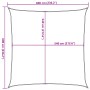Toldo de vela cuadrado HDPE azul 160 g/m² 6x6 m de , Sombrillas - Ref: Foro24-311499, Precio: 69,28 €, Descuento: %