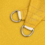 Toldo de vela cuadrado HDPE amarillo 160 g/m² 7x7 m de , Sombrillas - Ref: Foro24-311555, Precio: 103,50 €, Descuento: %