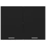 Armario colgante de cocina contrachapada negro 80x31x60 cm de vidaXL, Armarios de cocina - Ref: Foro24-801277, Precio: 91,55 ...