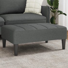 Reposapiés de tela gris oscuro 77x55x31 cm de , Otomanas - Ref: Foro24-4007381, Precio: 68,90 €, Descuento: %