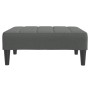 Reposapiés de tela gris oscuro 77x55x31 cm de , Otomanas - Ref: Foro24-4007381, Precio: 68,90 €, Descuento: %