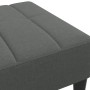 Reposapiés de tela gris oscuro 77x55x31 cm de , Otomanas - Ref: Foro24-4007381, Precio: 68,90 €, Descuento: %