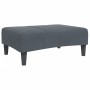 Reposapiés de terciopelo gris oscuro 77x55x31 cm de , Otomanas - Ref: Foro24-4007376, Precio: 68,23 €, Descuento: %